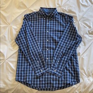 NWOT Men’s Chaps Blue Button Down shirt